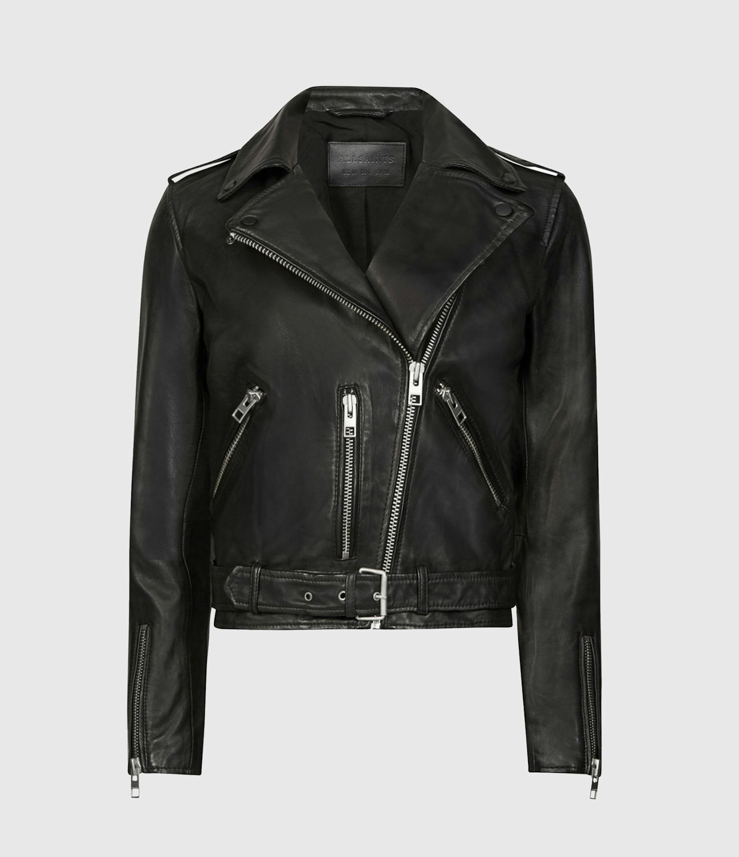 All Saints, Leather Biker Jacket, £319