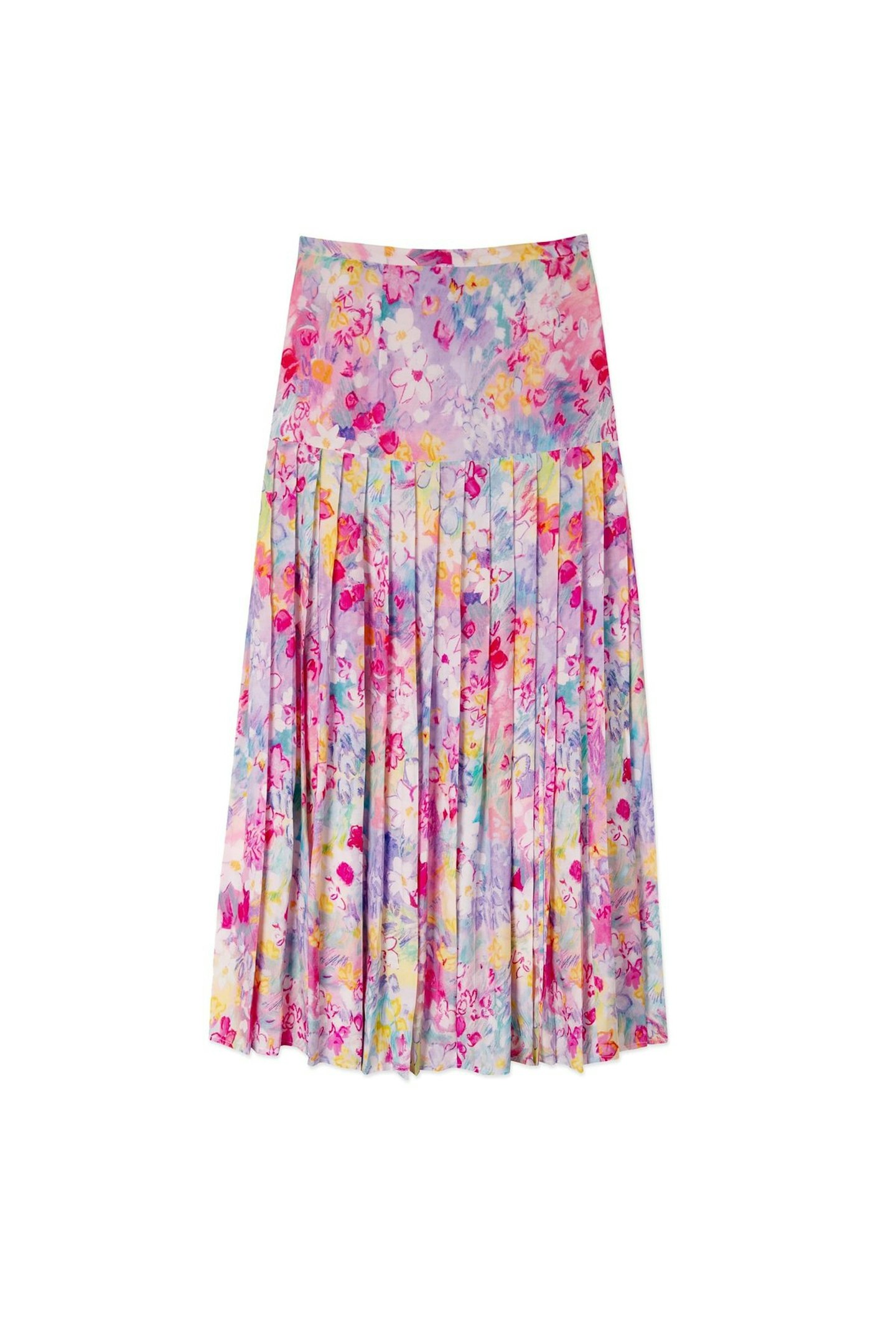 Rixo, Floral Print Midi Skirt, £215