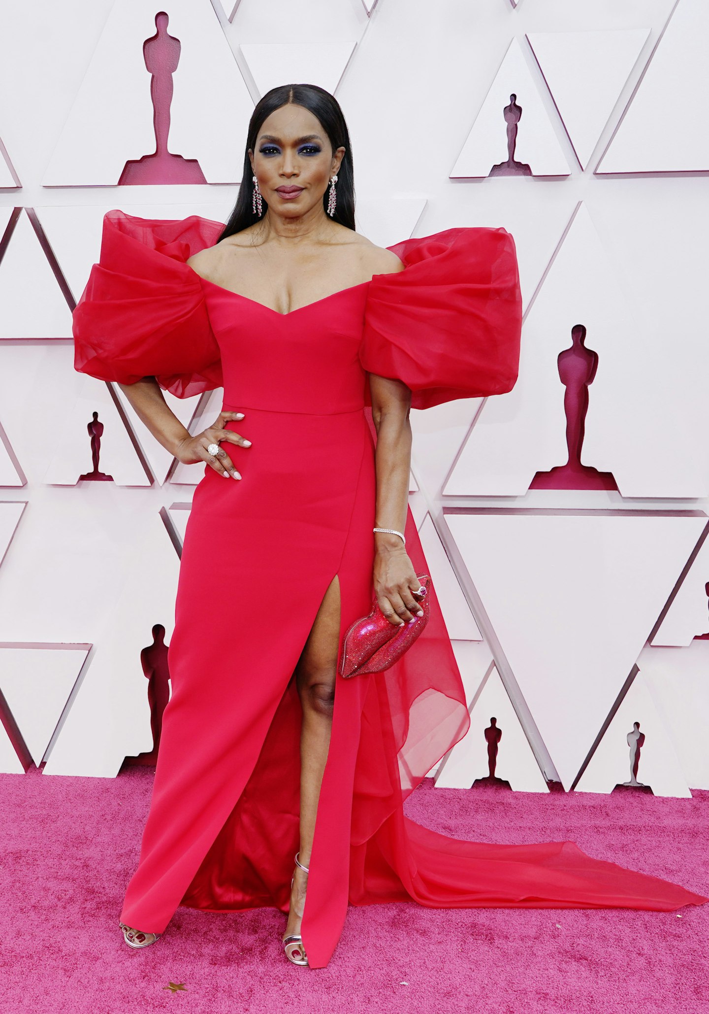 Angela Bassett in Alberta Ferretti