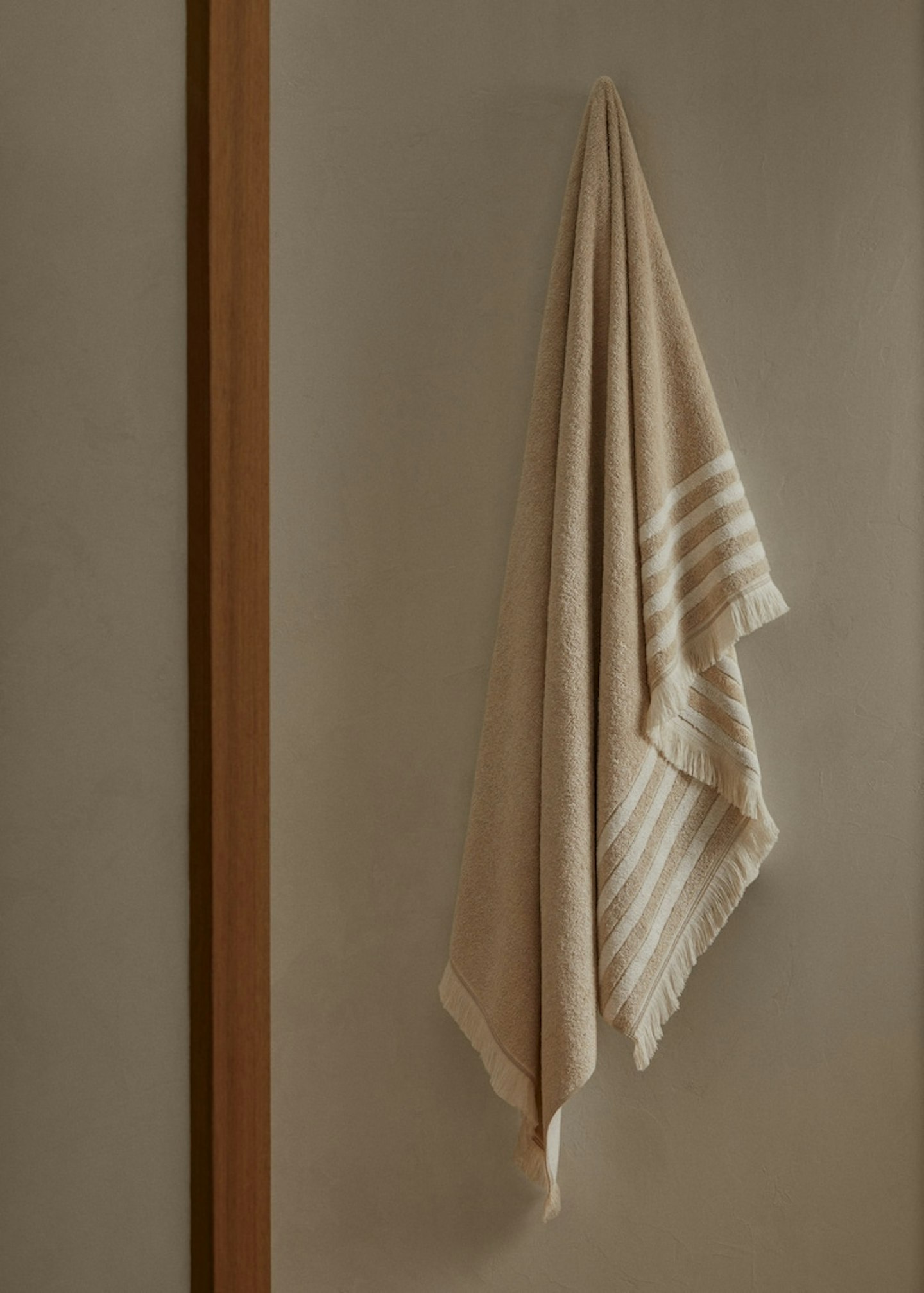 Mango, Fringed Linen Bath Towel, £29.99
