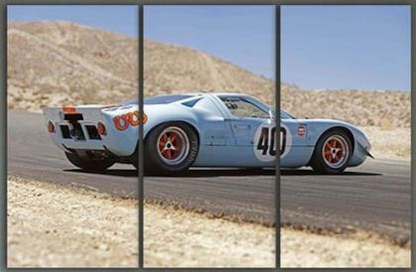 Ford GT40 On Canvas