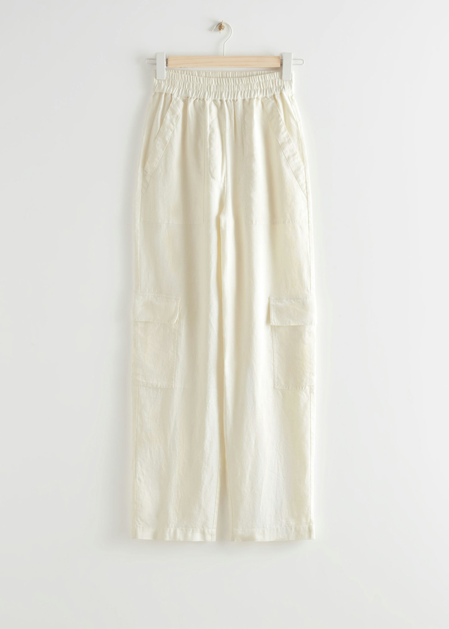 & Other Stories, Wide Utility Pocket Linen Trousers, £85