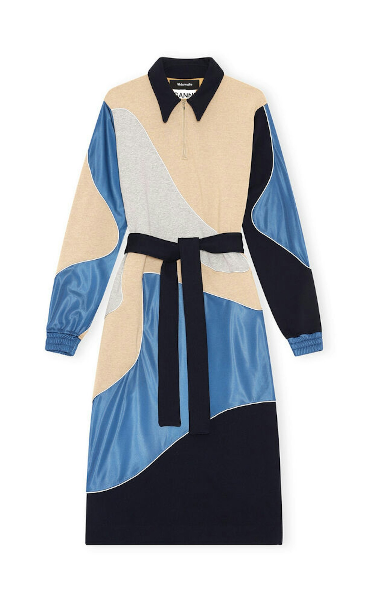 Ganni x Ahluwalia, Isoli Tech Fabric Midi Dress, £245