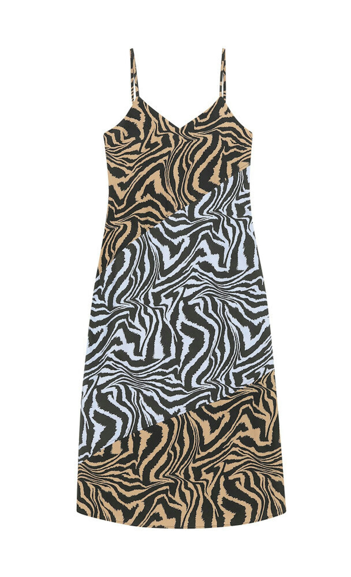 Ganni x Ahluwalia, Poplin A-Line Cami Midi Dress, £195