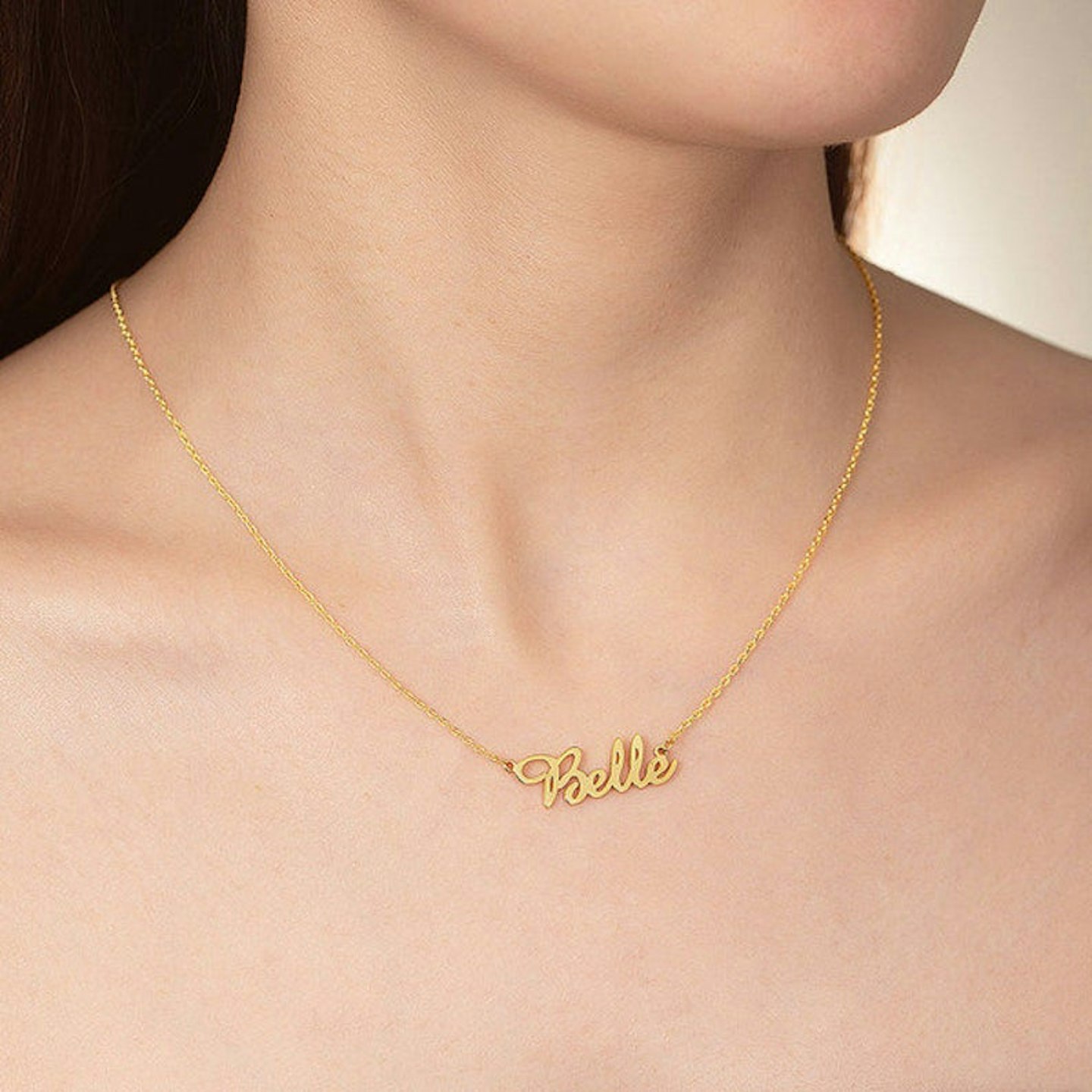 Custom 14k Gold Name Necklace