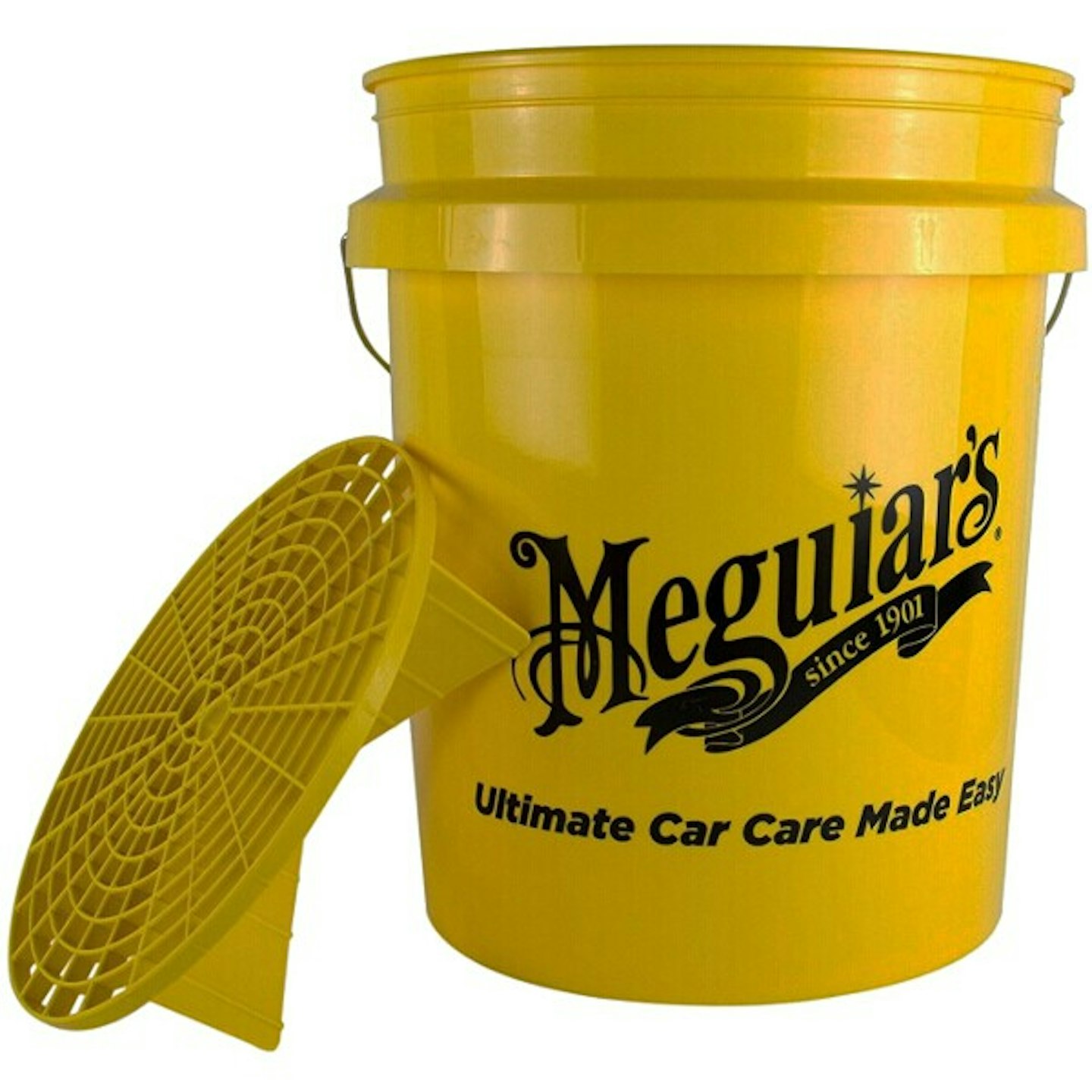 Meguiars Professional Yellow 5 US Gallon Bucket & Grit Guard