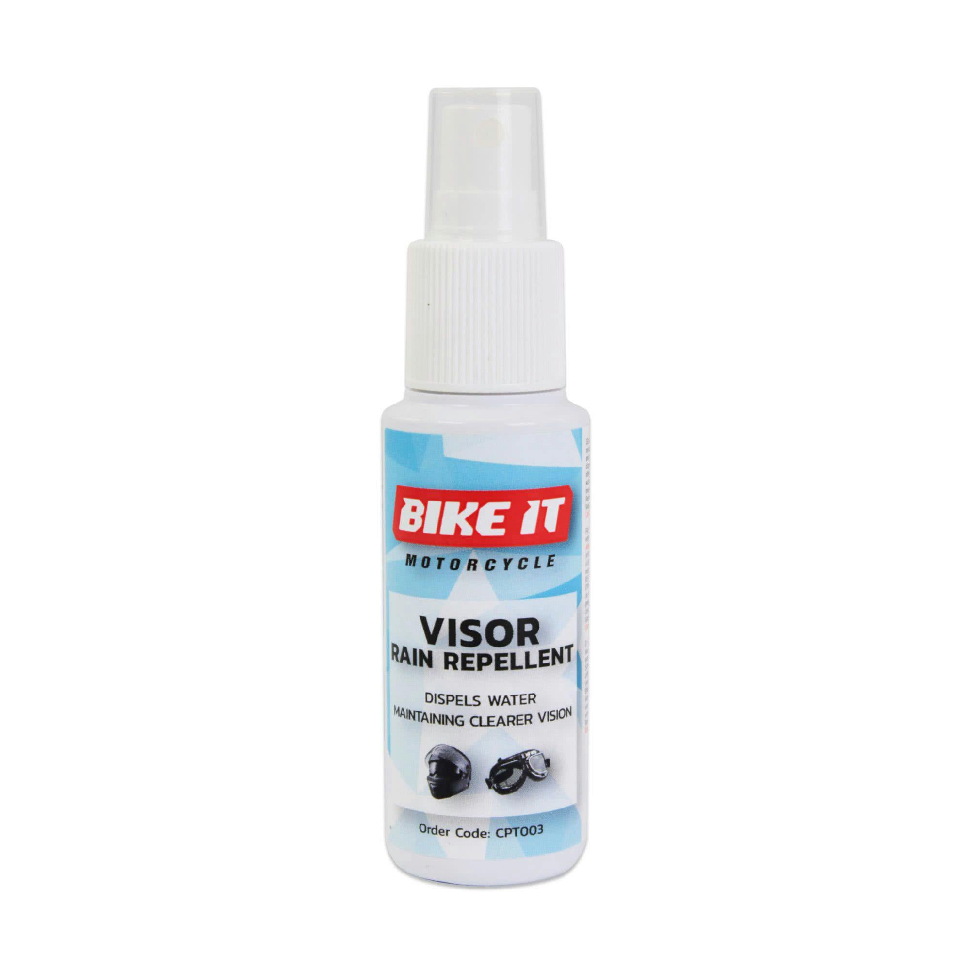 hydrophobic visor spray