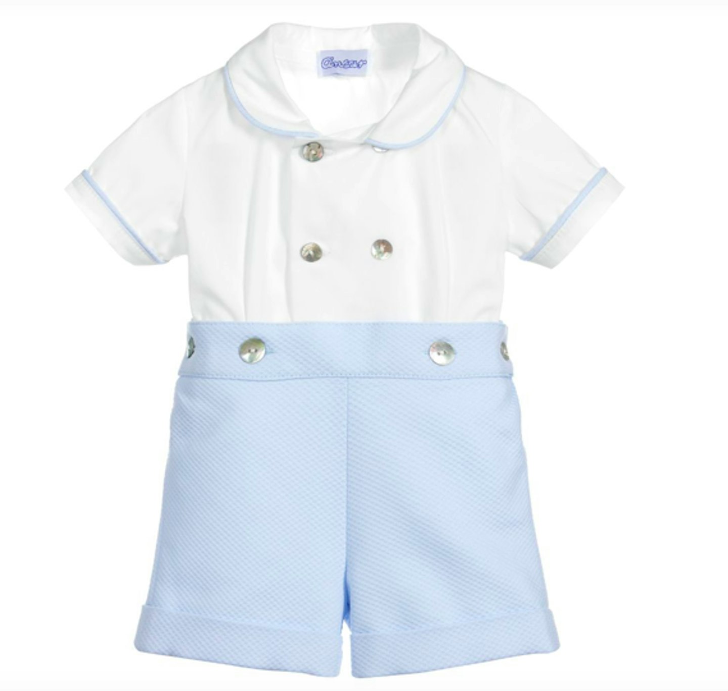 Ancar, Ivory & Blue Buster Suit, £48