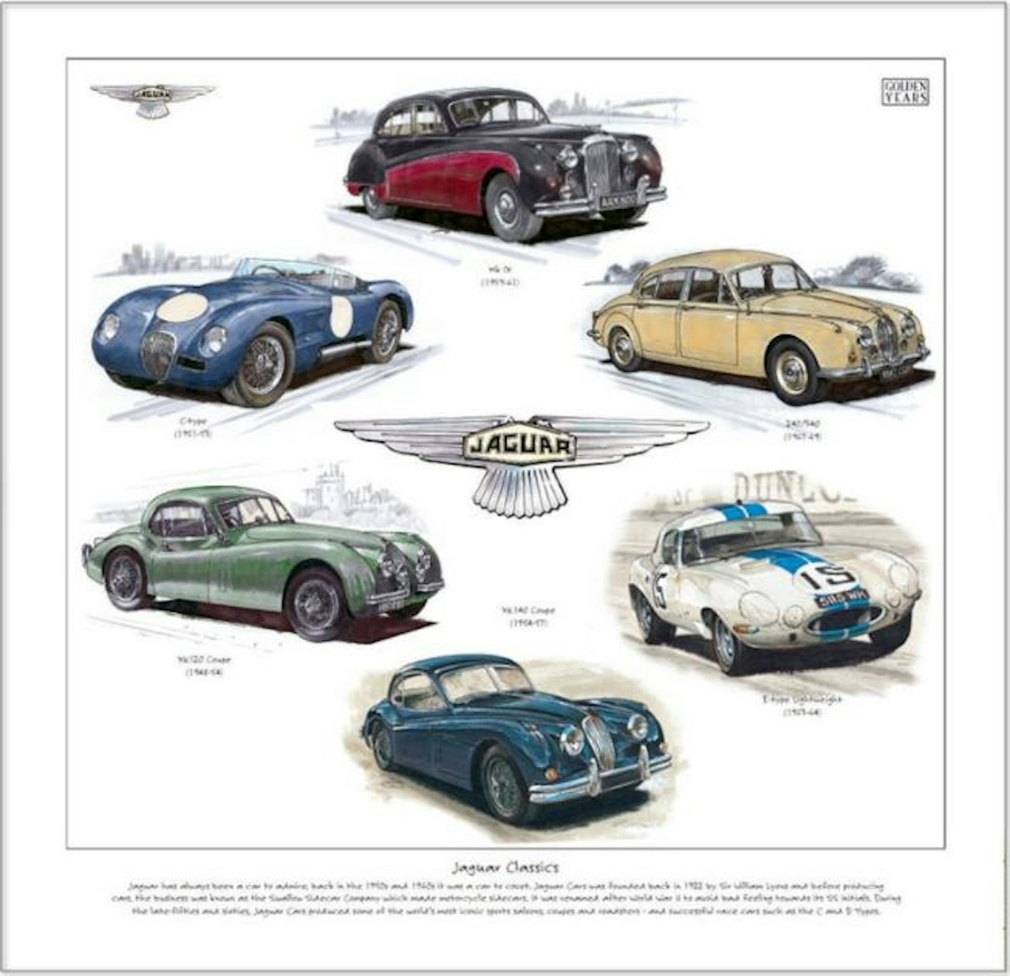 Jaguar Classics - Art Print