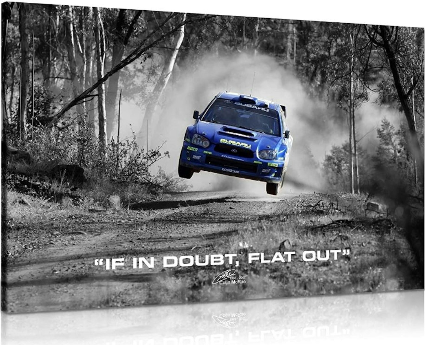 Colin McRae Subaru WRC Canvas