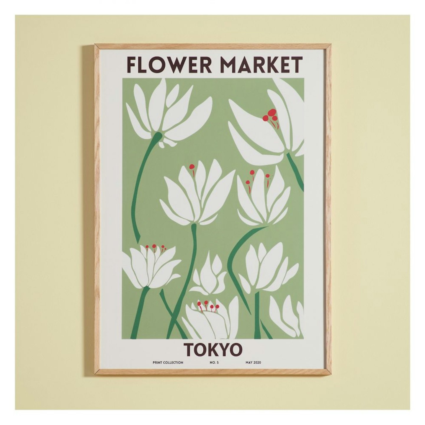 Astrid Wilson, TOKYO Flower market print, £29.90