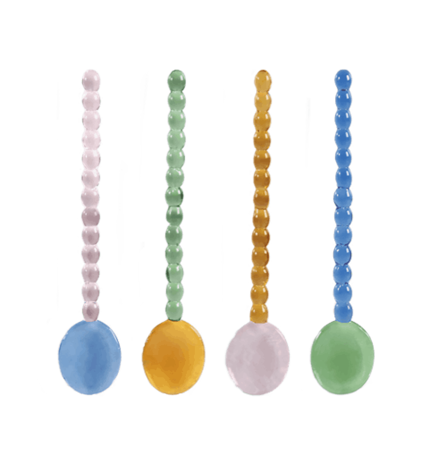 Anna & Nina, Glass Teaspoon Set Multicolour, £28