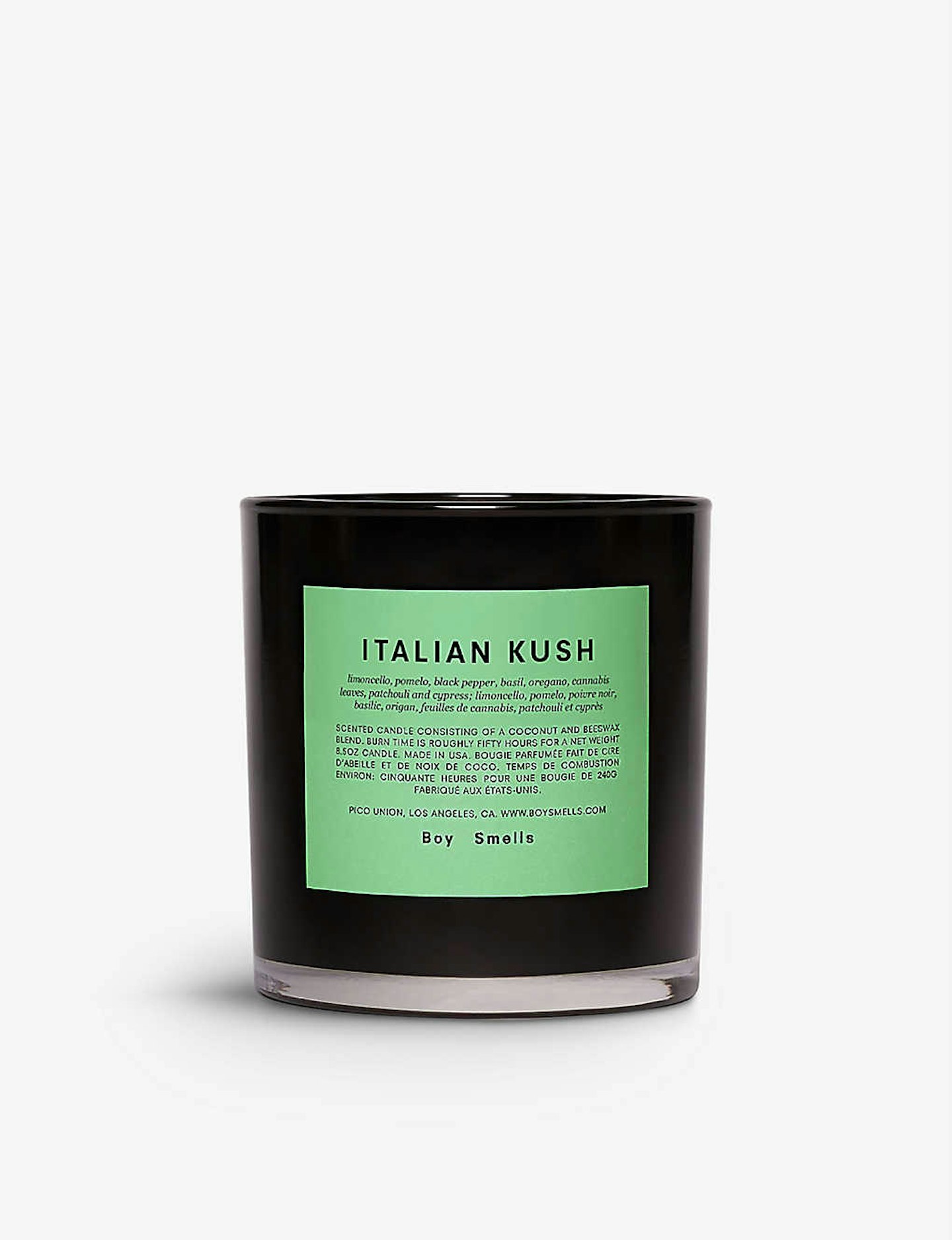 Boy Smells, Italian Kush scented candle 240g, £38