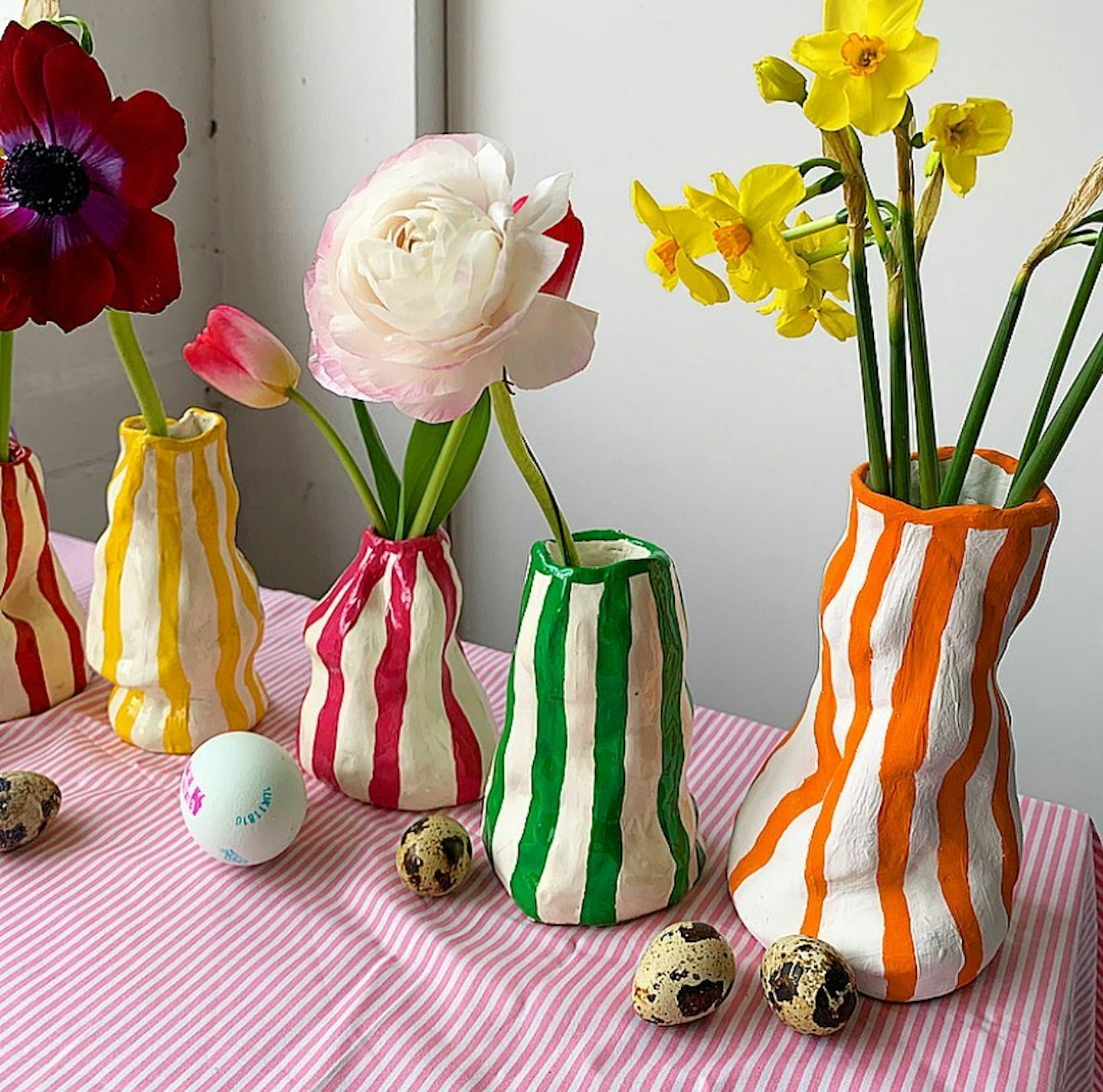Hodge Pots, Candy Stripe Vase, from £35