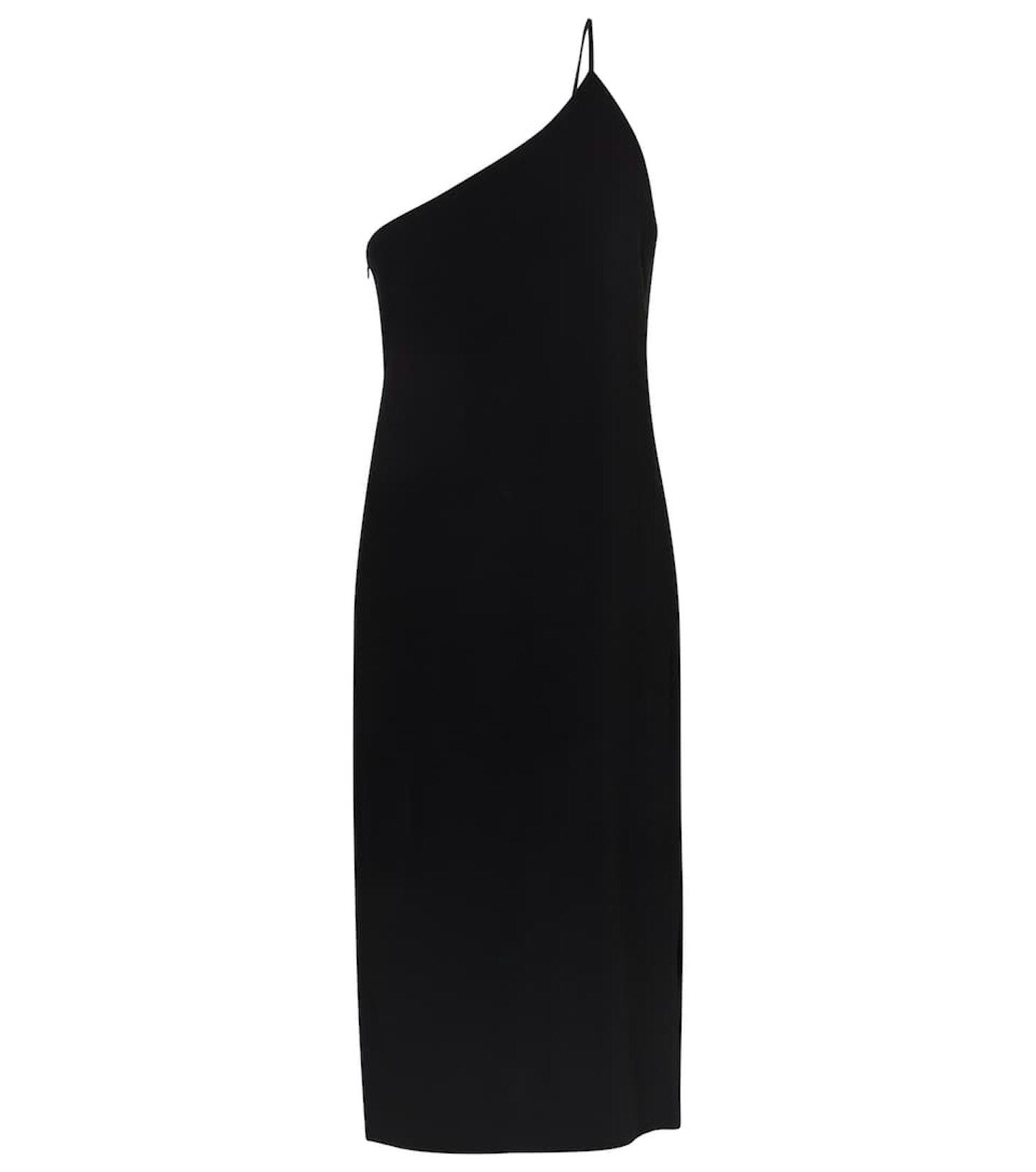 Acne Studios, One-shoulder cru00eape midi dress, £370