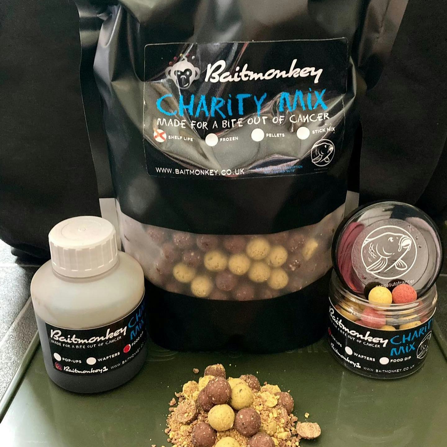 The charity has also now teamed up with bait manufacturer Bait Monkey to produce the Charity Mix
