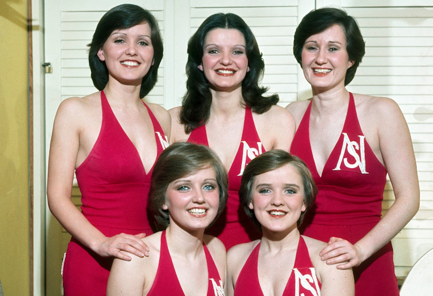 Portrait of The Nolans, London, England, 1981.