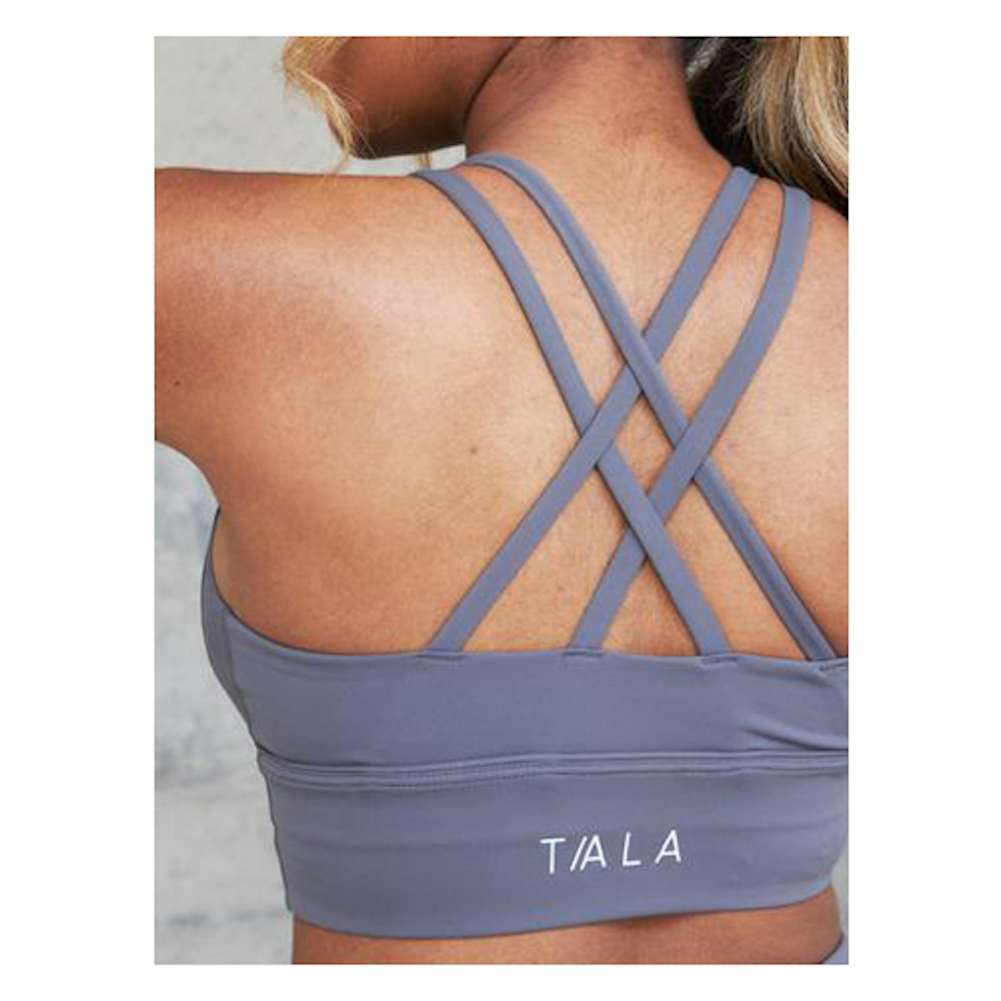 TALA Skinluxe Tank Medium Support Sports Bra In Pink Exclusive To