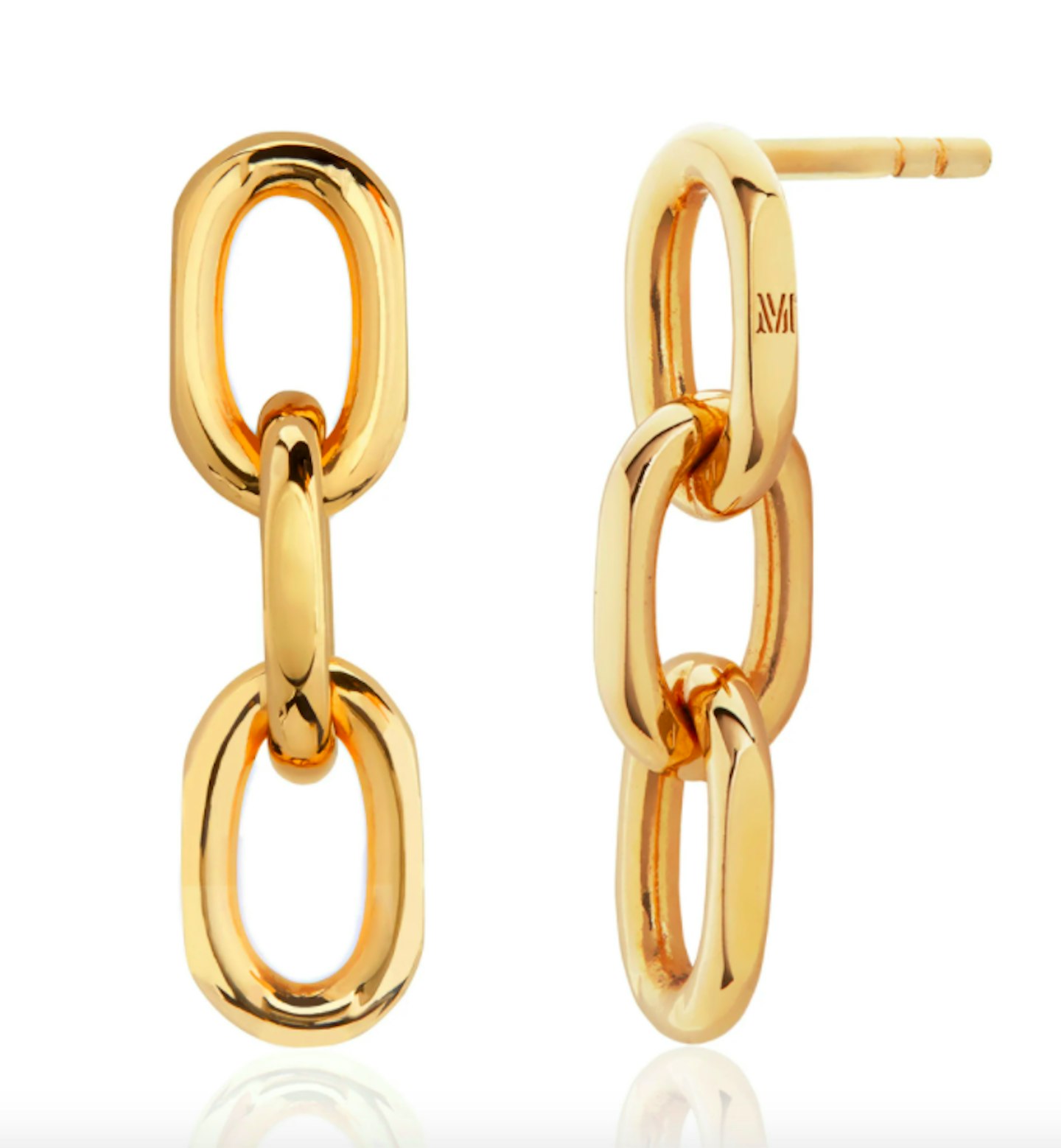 Monica Vinader, Alta Capture Mini Link Earrings, £85