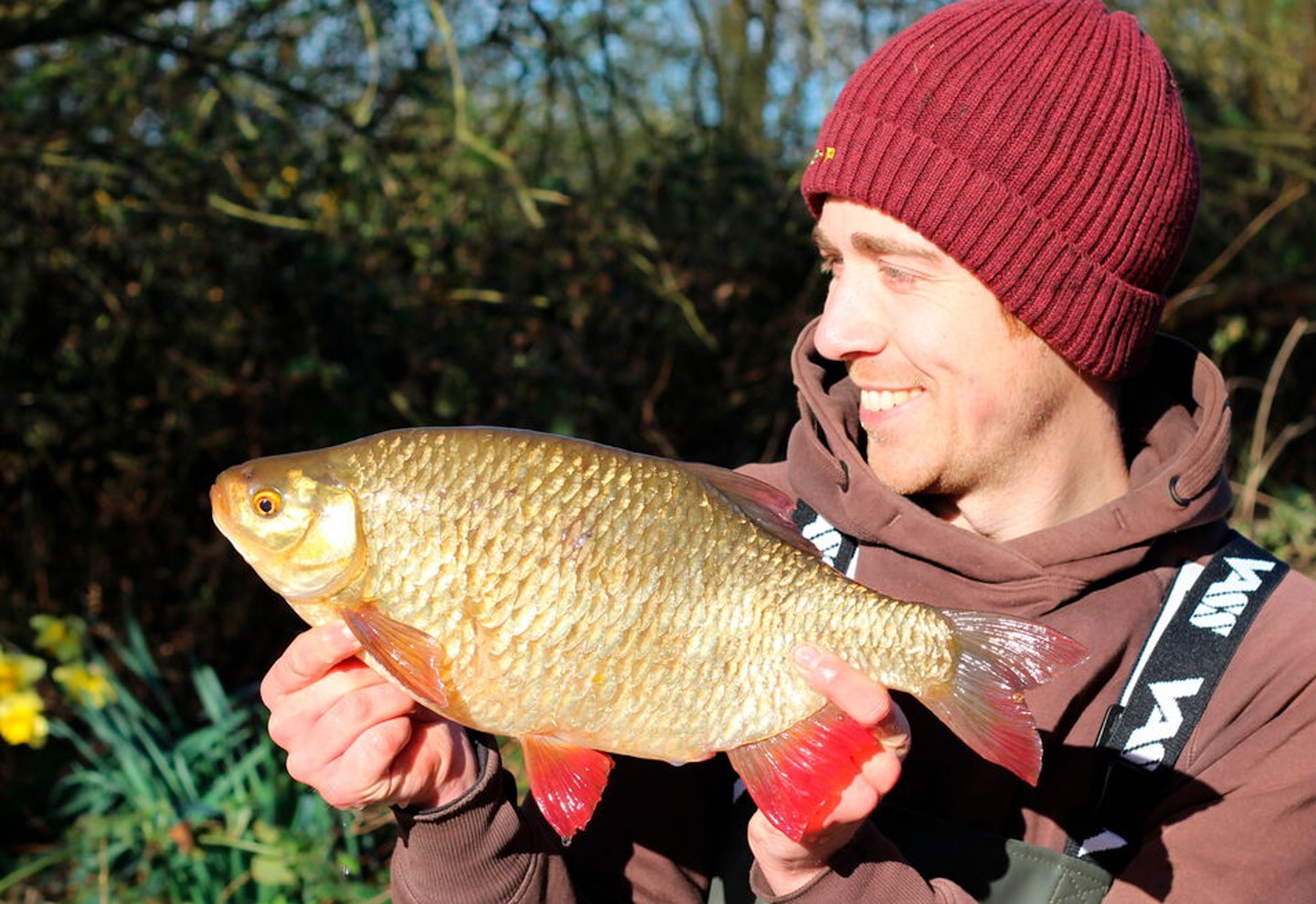 The 3lb 9oz rudd fell to three popped-up red maggots