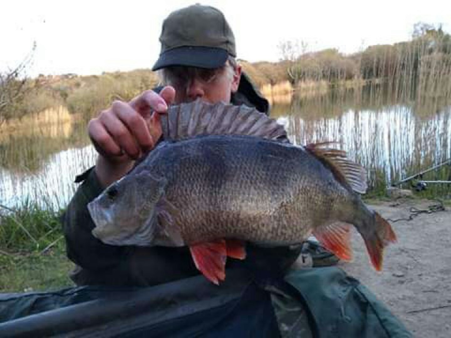 Mathew Price and his 5lb perch