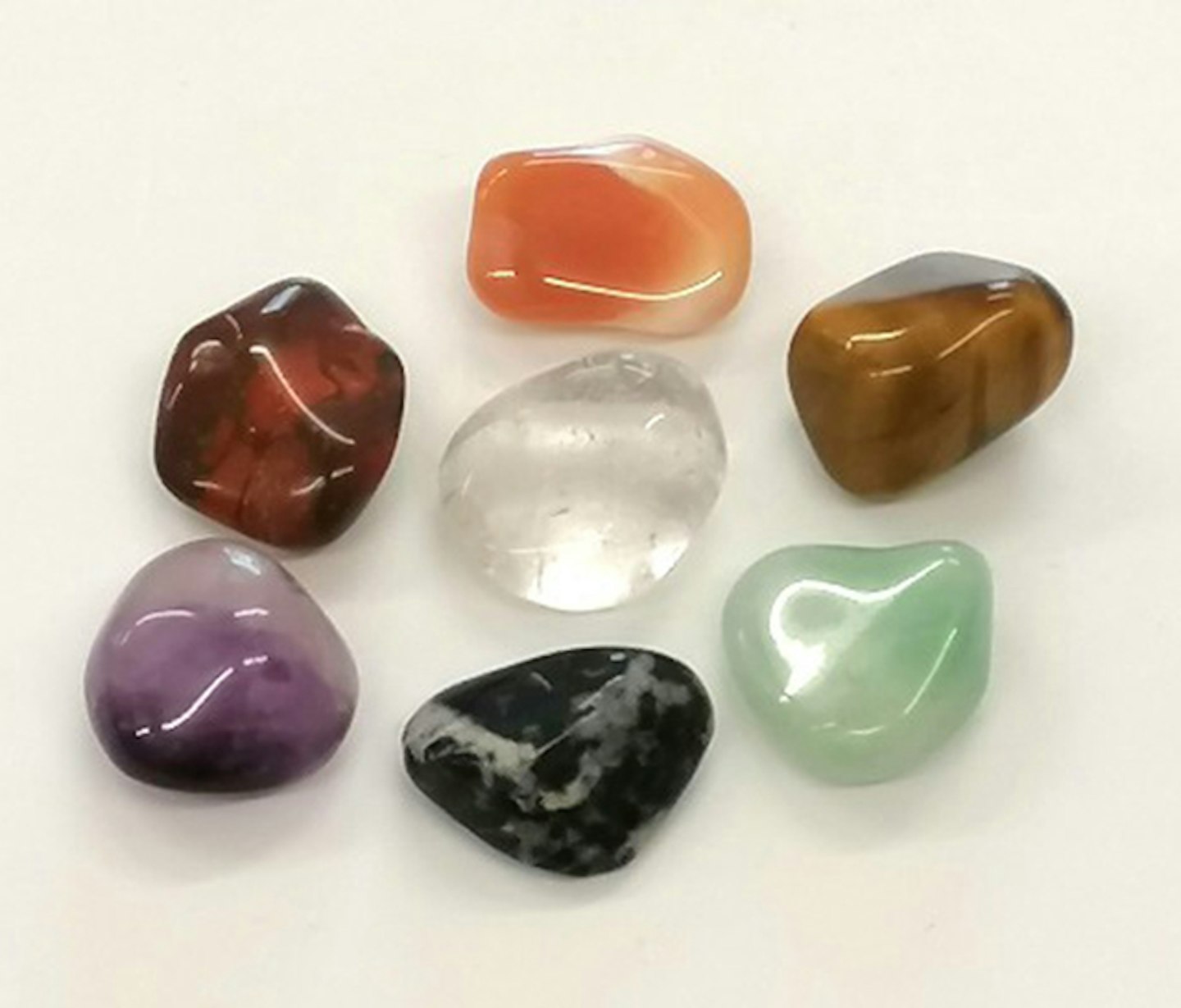 7 Chakra Healing Crystal Natural Tumblestones Set