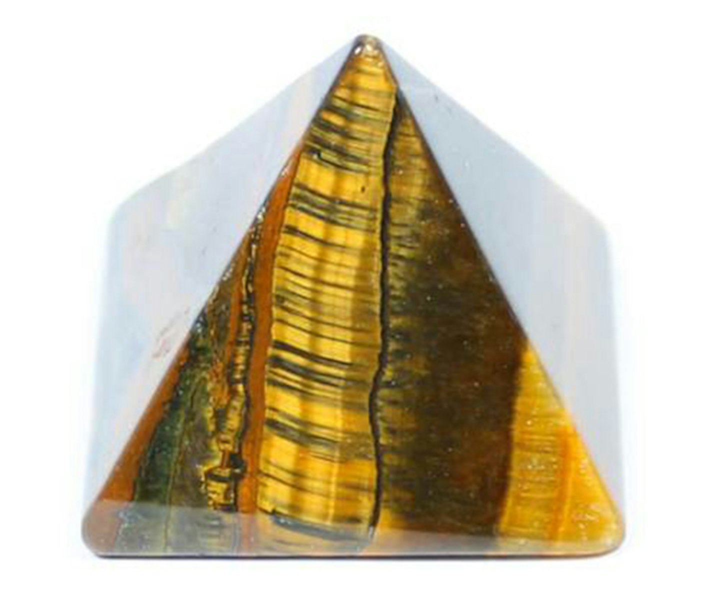 Gold Tigers Eye Pyramid