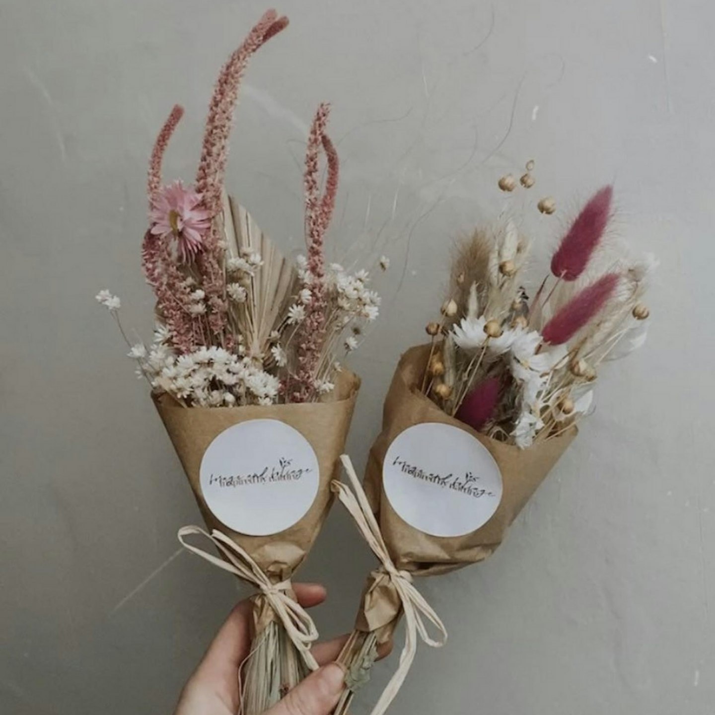 Tiny dried flowers