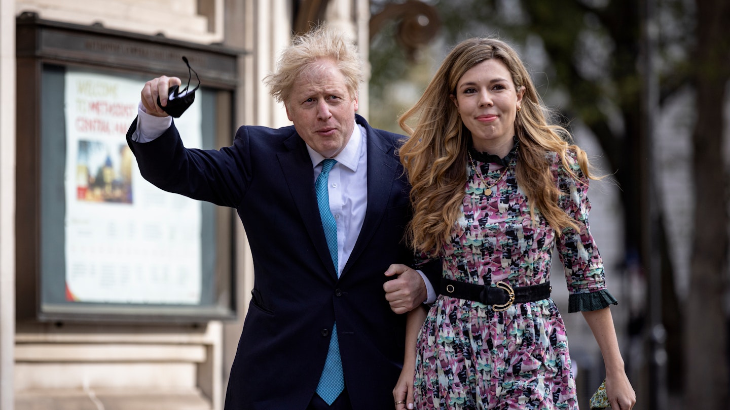 carrie symonds green dress Carrie Symonds Dress: Where To Shop Carrie Symonds' Style