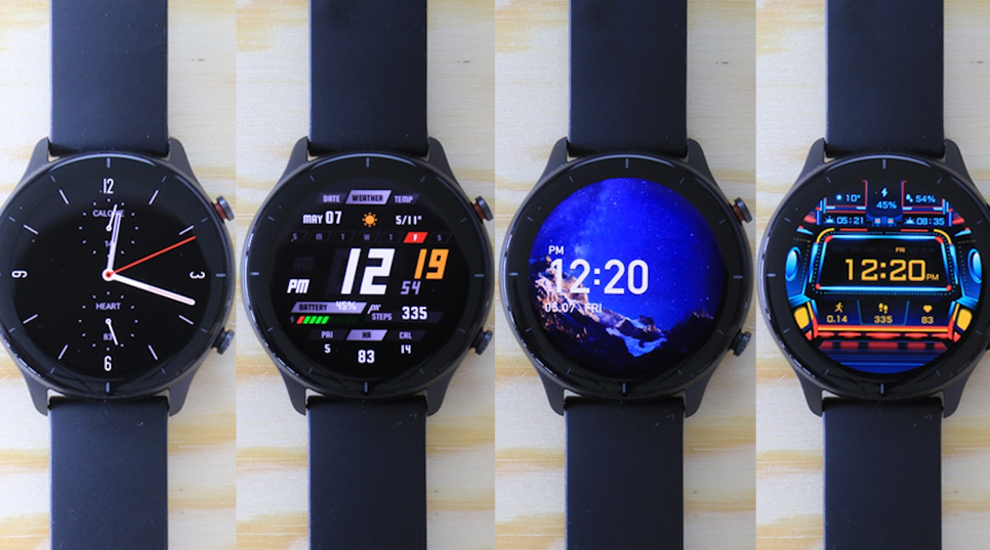 The many faces of the Amazfit GTR 2e 