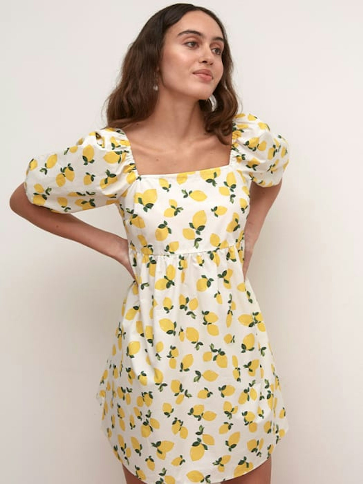 Nobody's Child, Lemon Print Smock Dress, £45