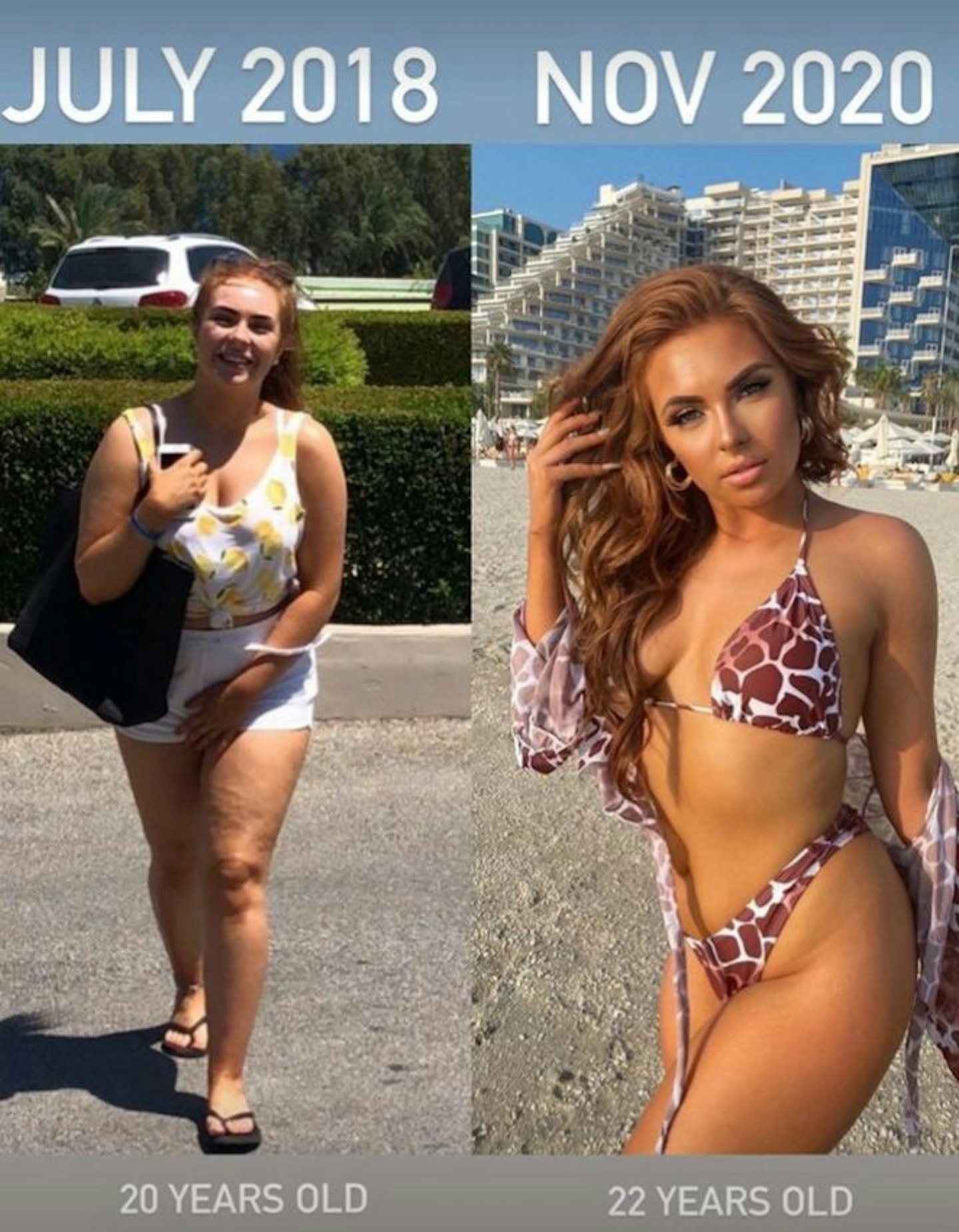 Love Island Demi Jones weight loss transformation