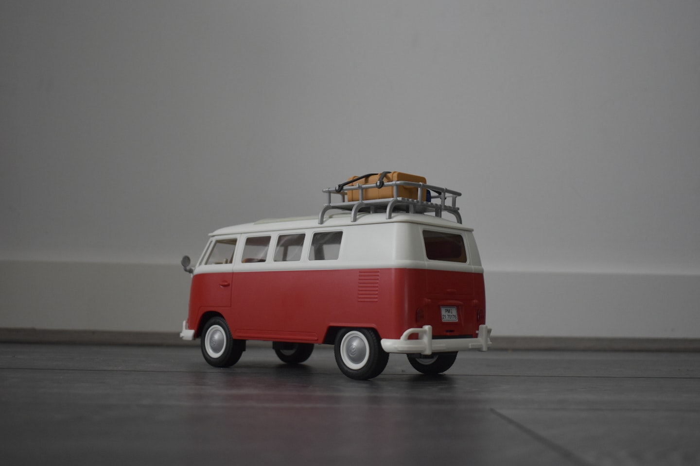 The rear of the Playmobile VW Campervan 