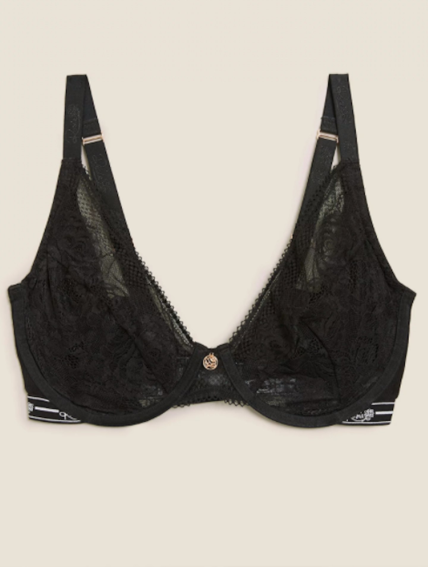 Out From Under Rosie Lace Padded Plunge Bra