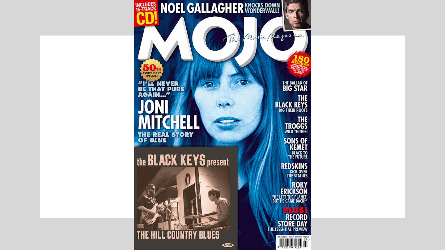MOJO 332 cover, featuring Joni Mitchell