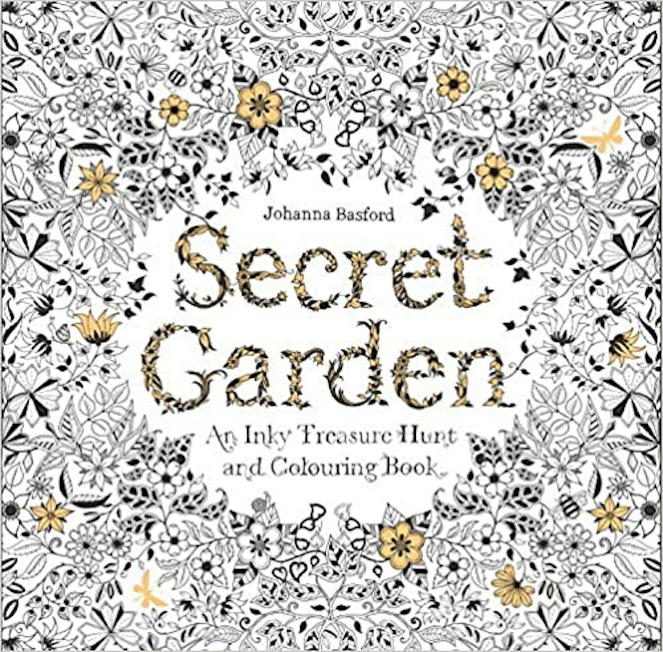 Secret Garden: An Inky Treasure Hunt and Colouring Book