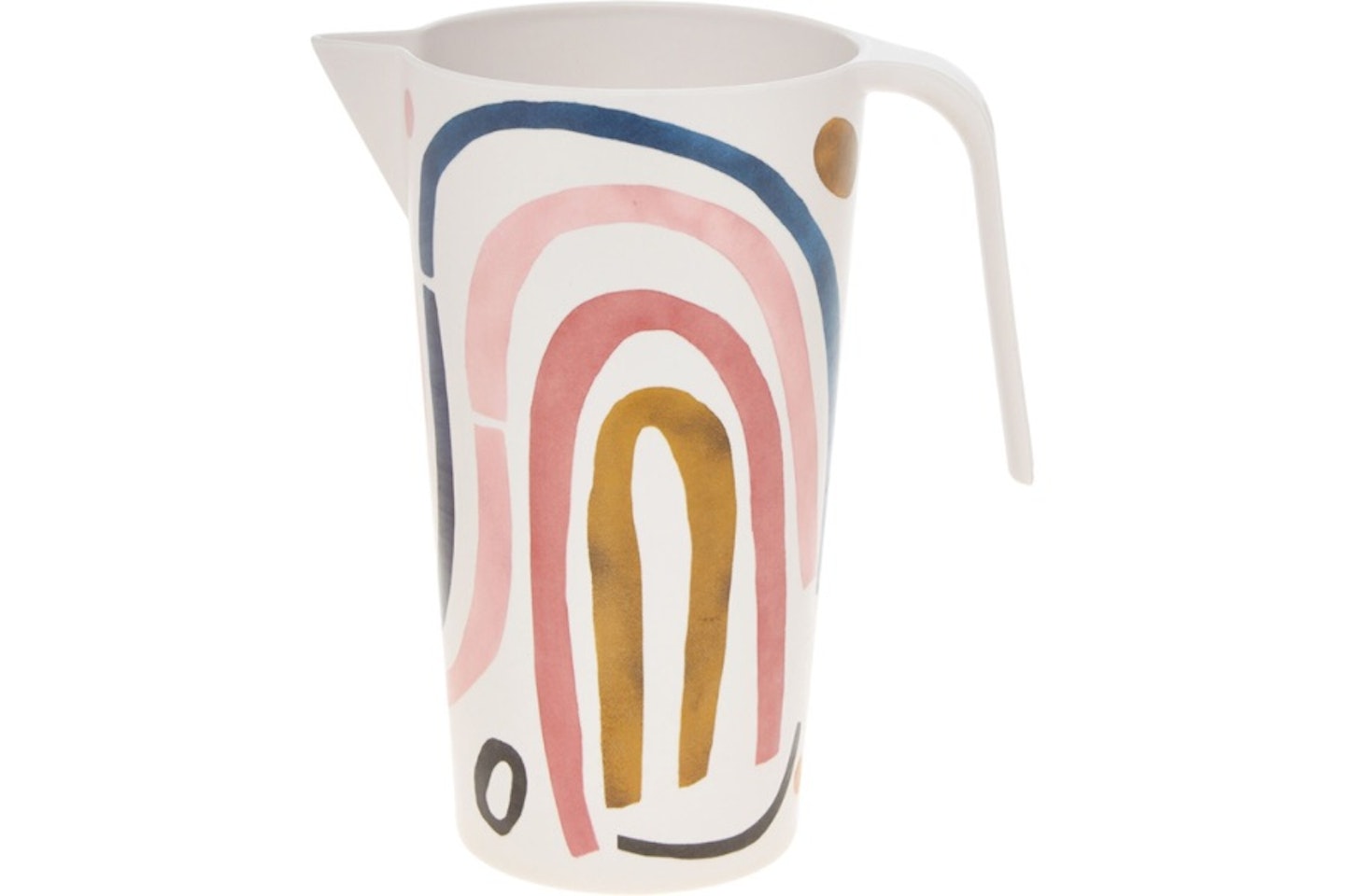 Multicoloured Abstract Pitcher 21x11cm