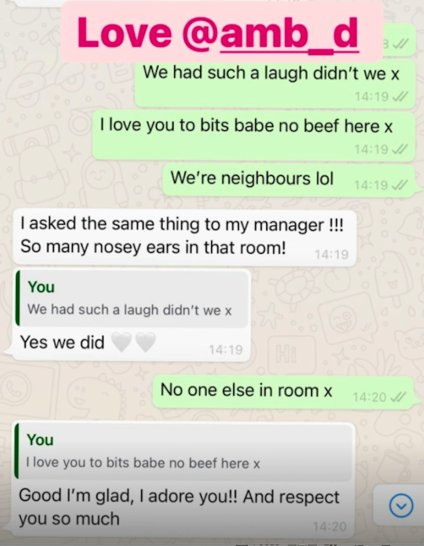 Gemma Collins Amber Davies feud showdown
