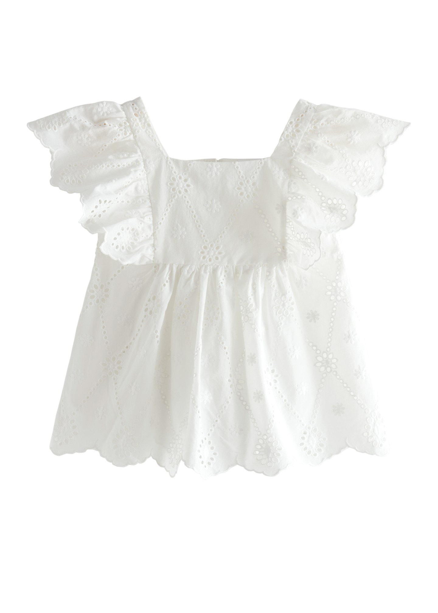 & Other Stories, Kids Ruffle-Neck Top, £35