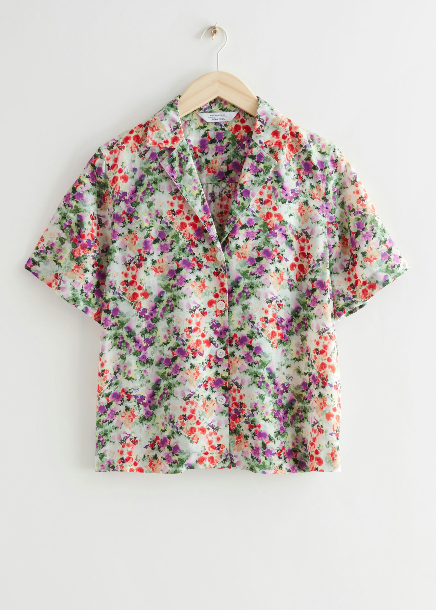 & Other Stories, Short Short Floral-Print Shirt, £65