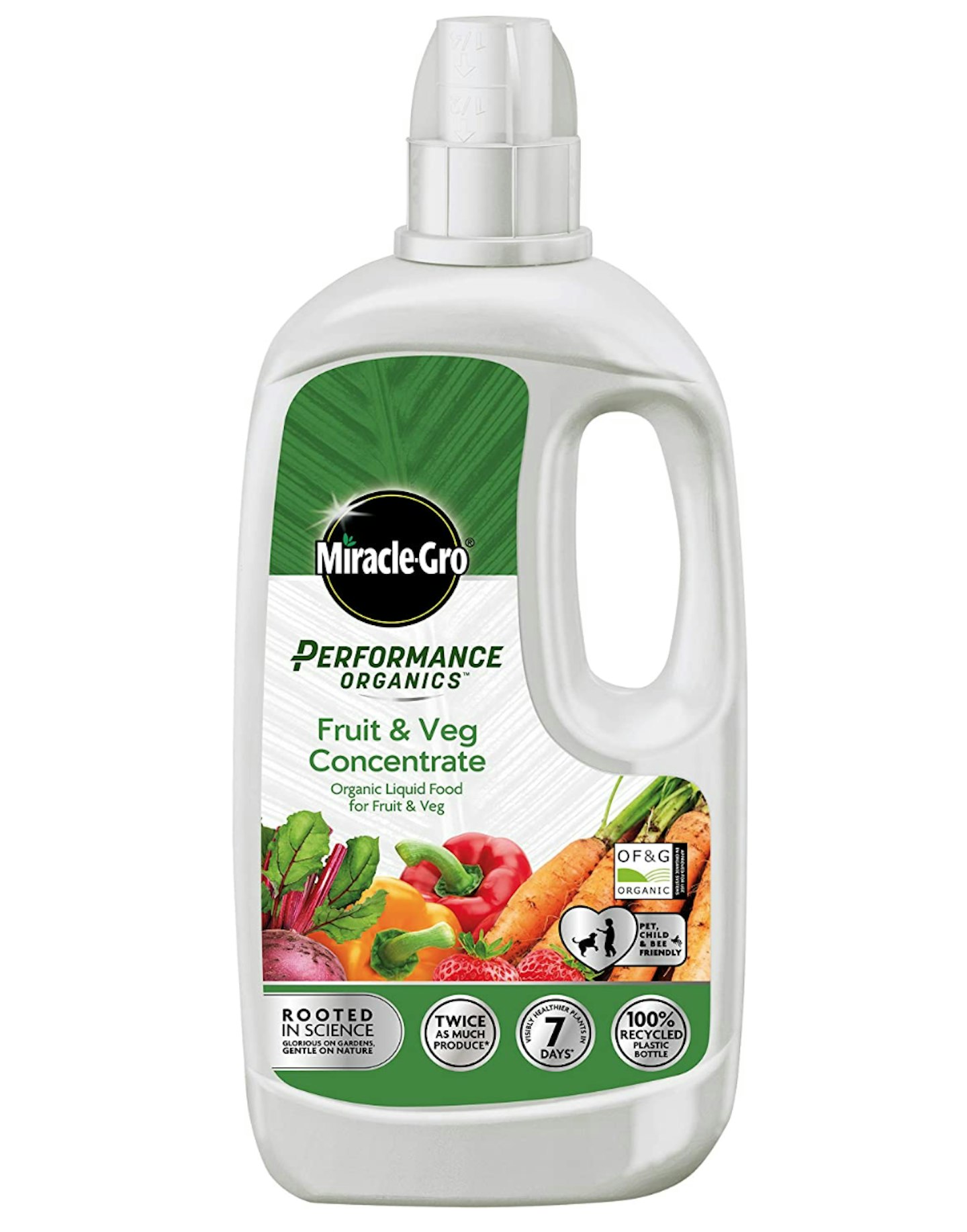 Miracle-Gro 119911 Performance Organics Fruit & Veg Plant Food-1 Litre