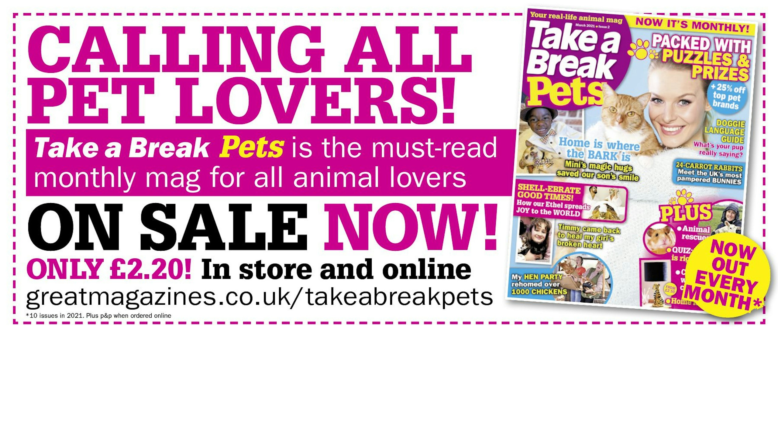 Take a Break Pets Banner