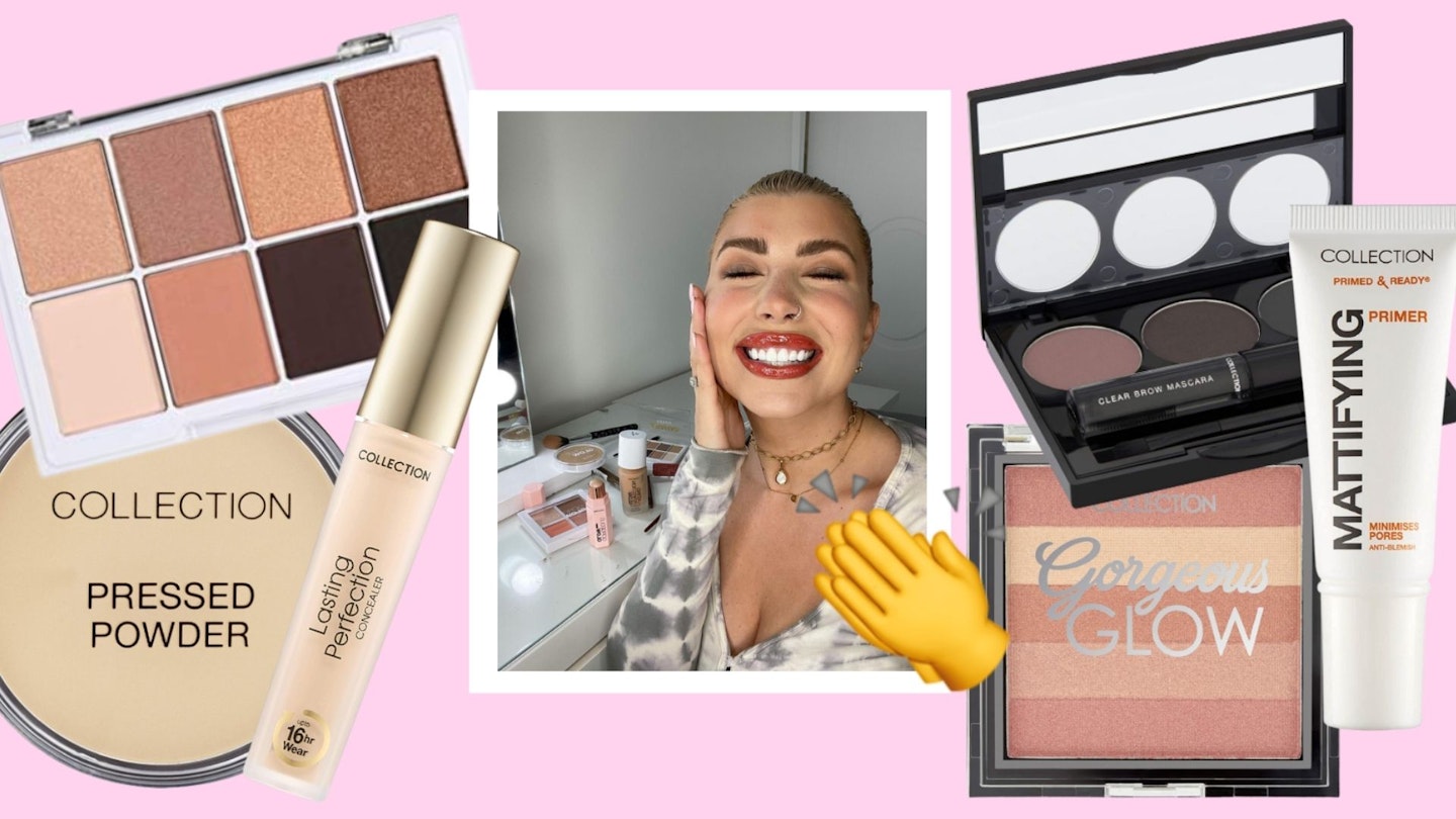 Collection Cosmetics make-up and picture of Oliva Bowen 