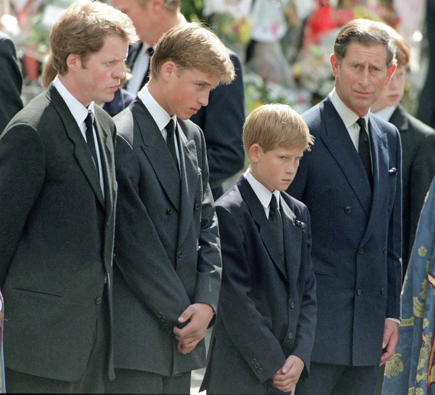 prince harry william princess diana funeral