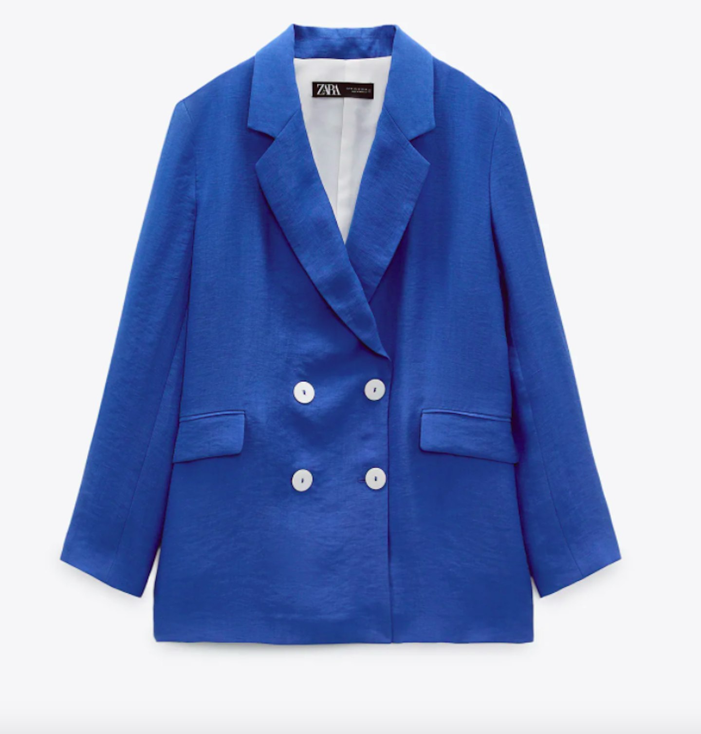 Zara, Oversized Double-Breasted Blazer, £59.99