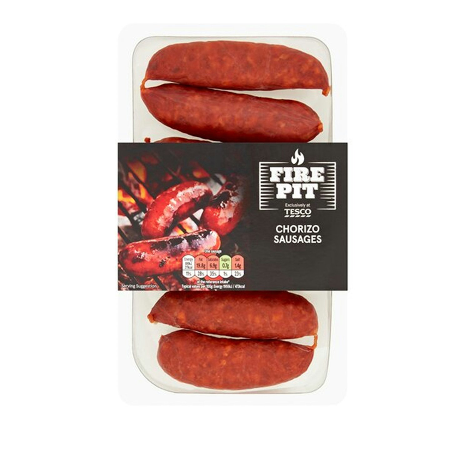 Tesco Fire Pit Chorizo Sausages