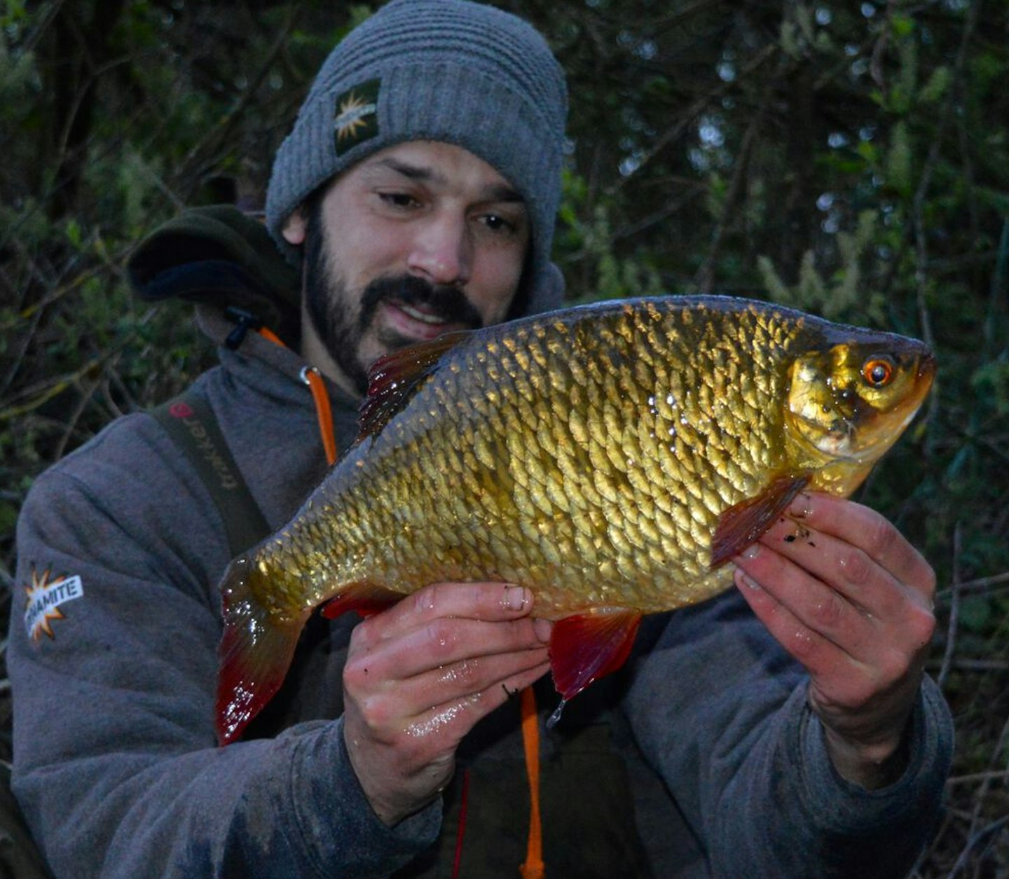 Dan Woolcott and his 3lb 7oz rudd from a Northern stillwater 
