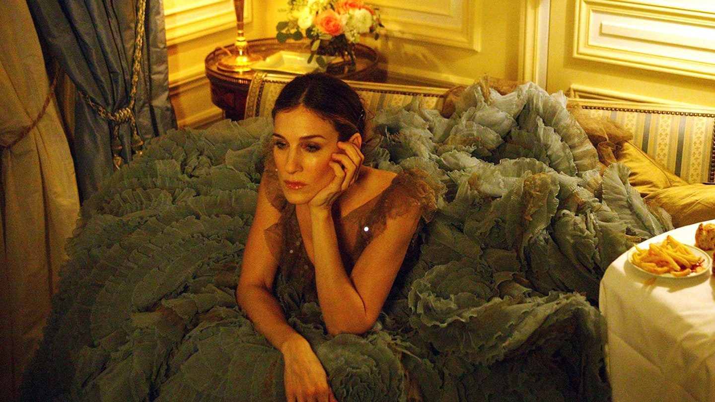 Sarah Jessica Parker on a tulle gown in SATC