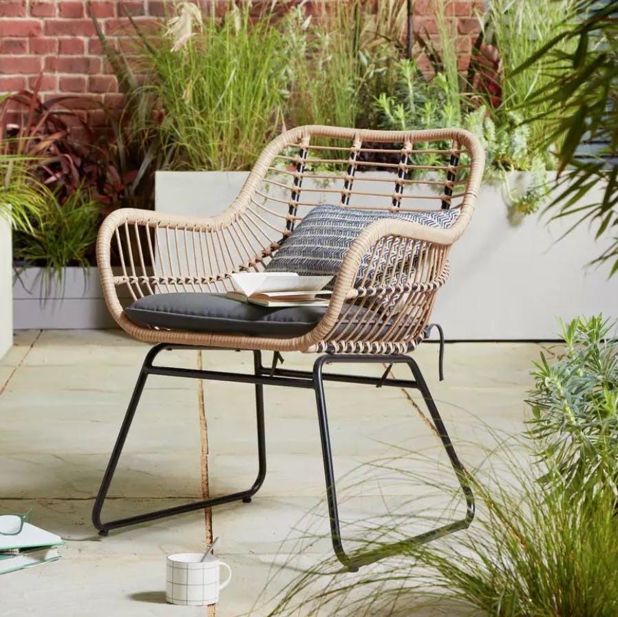 wicker chairs argos