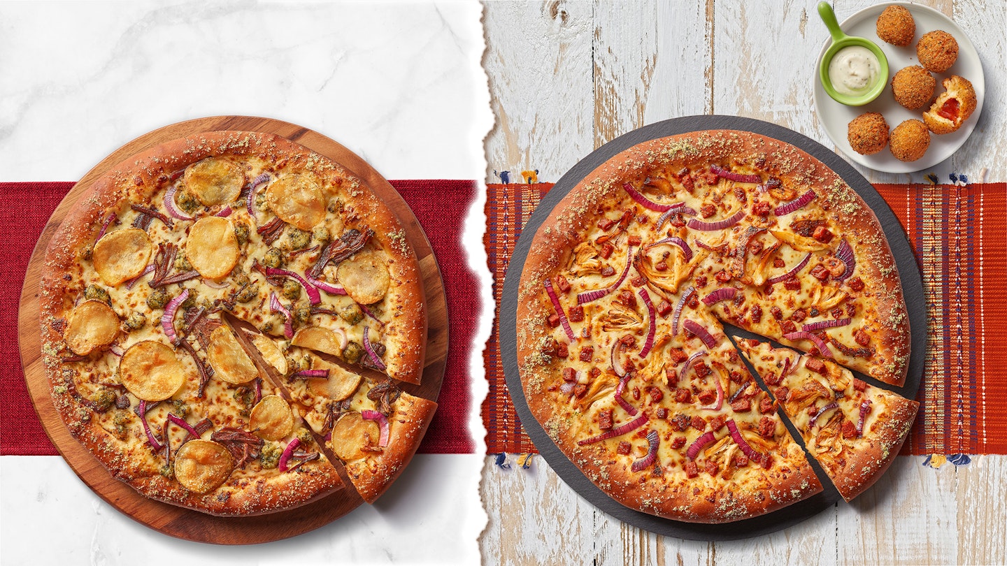 Pizza Hut staycation or vacation range roast dinner pizza